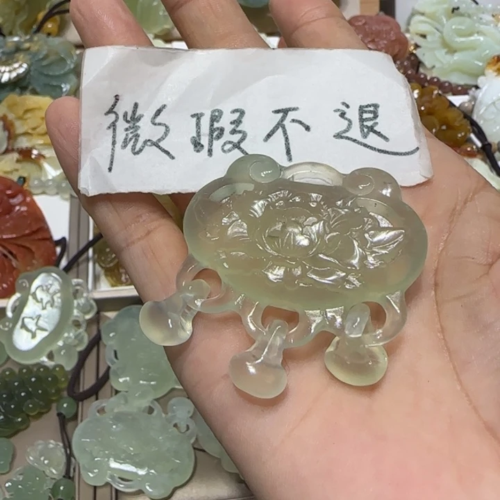 蛇纹石玉手把未镶嵌