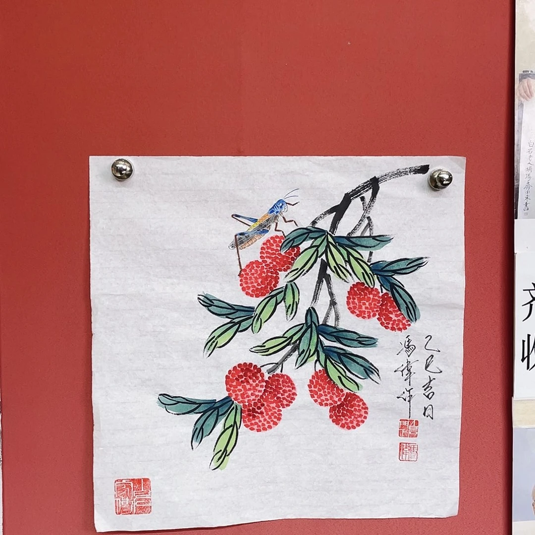 国画冯伟老师手绘国画作品音浩