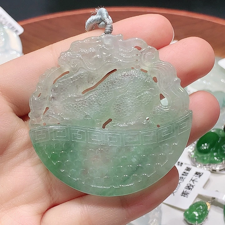 颈饰未镶嵌翡翠缅甸天然翡翠