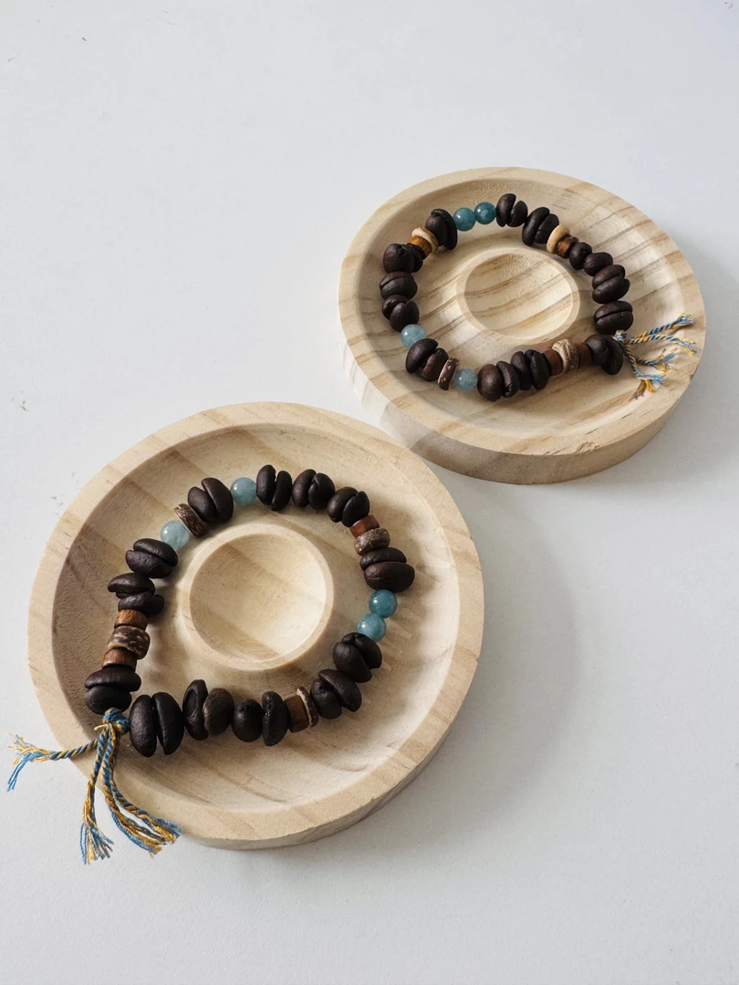 喜宝儿手工咖啡豆手链