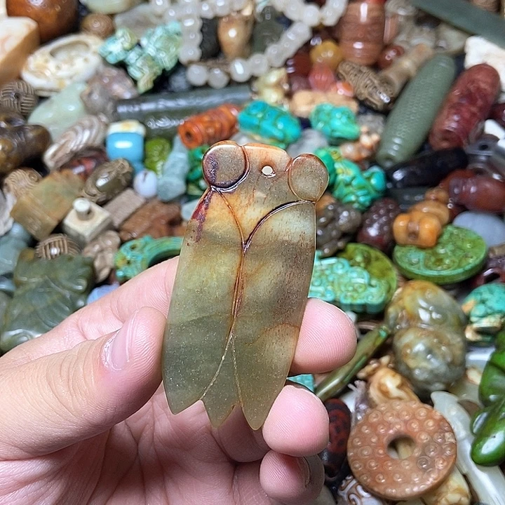 和田玉未镶嵌颈饰19