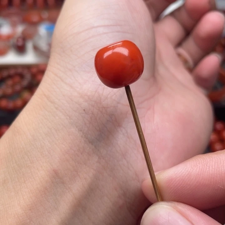 南红玛瑙未镶嵌手链