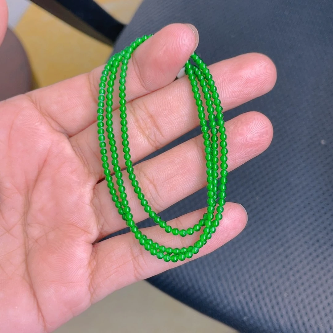 颈饰未镶嵌翡翠A货卡2.5