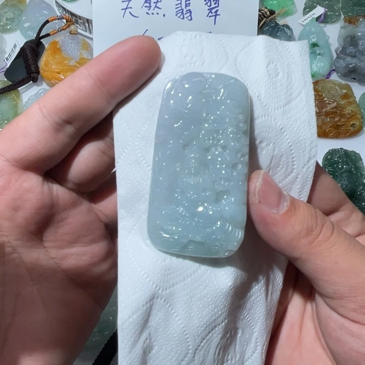 翡翠项链未镶嵌天然