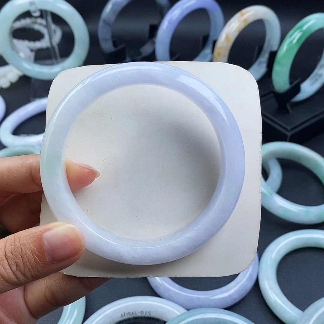 翡翠手镯未镶嵌60.5翡翠手镯