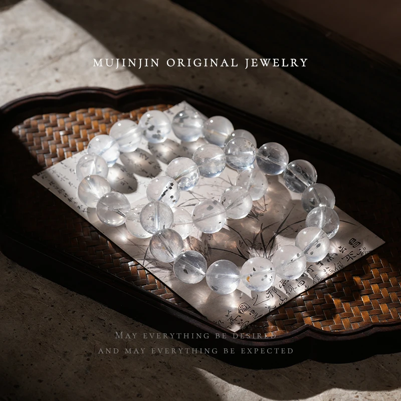 天然水晶手串女款生日小众礼物时尚串珠手链多样性发一