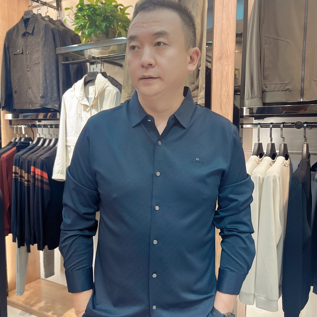 绅朗商务休闲长袖衬衫