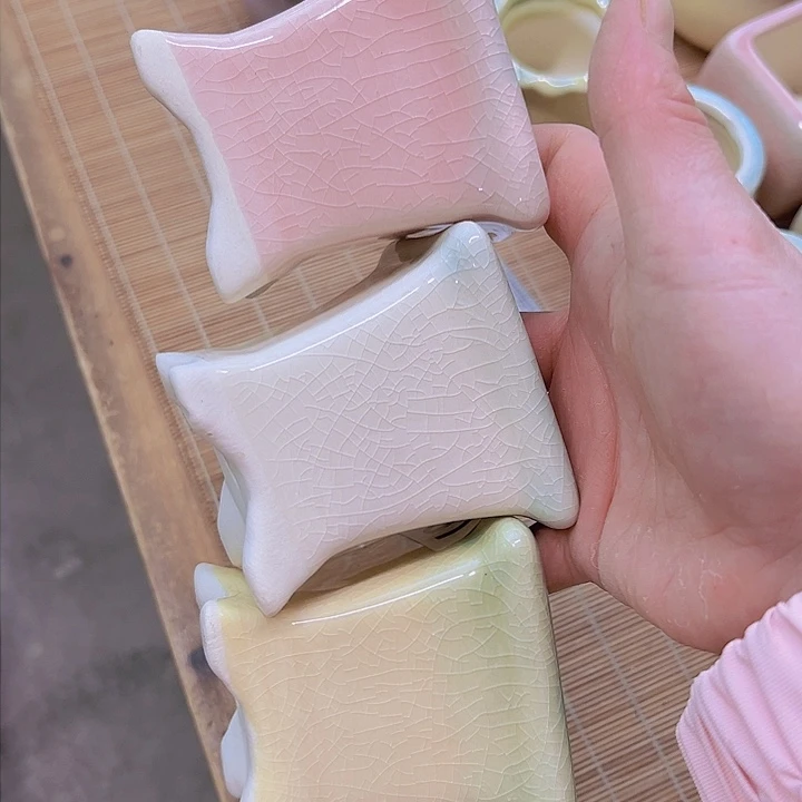 红陶陶瓷花盆当场满12包邮