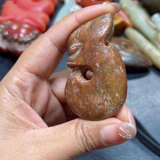 吊坠白玉菩提把件