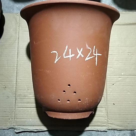 紫砂红泥特大金钟一个