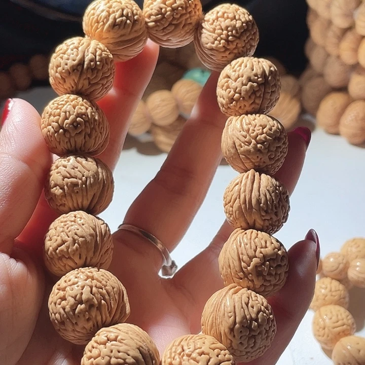 吊坠桃核桃核手串野生48