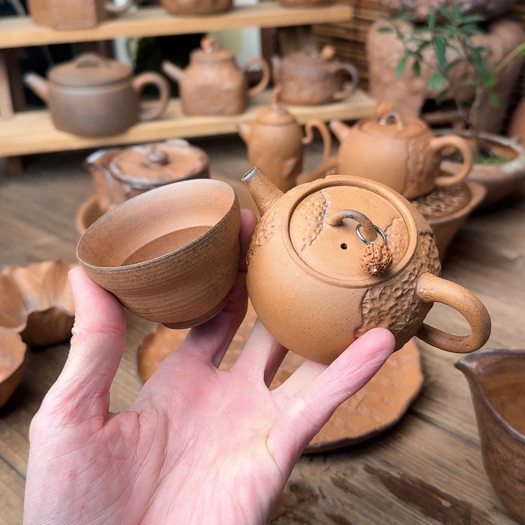 原矿老岩泥茶器系列