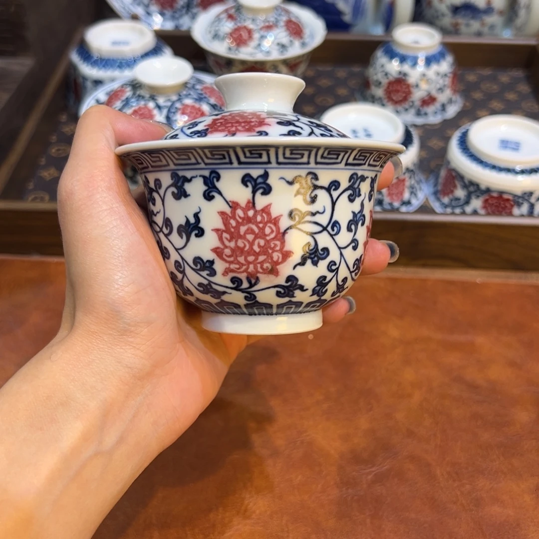 陶瓷摆件景德镇茶器百宝箱