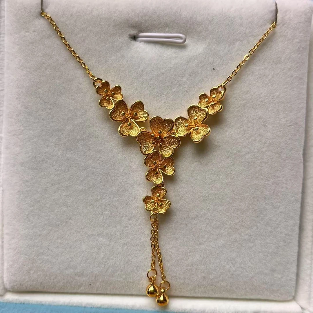 瑞福珠宝 手工镶嵌 百搭经典设计款项链 JD754