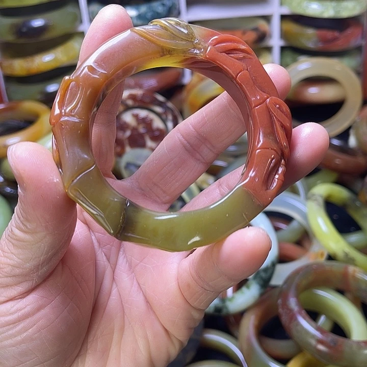 蛇纹石玉合金手镯