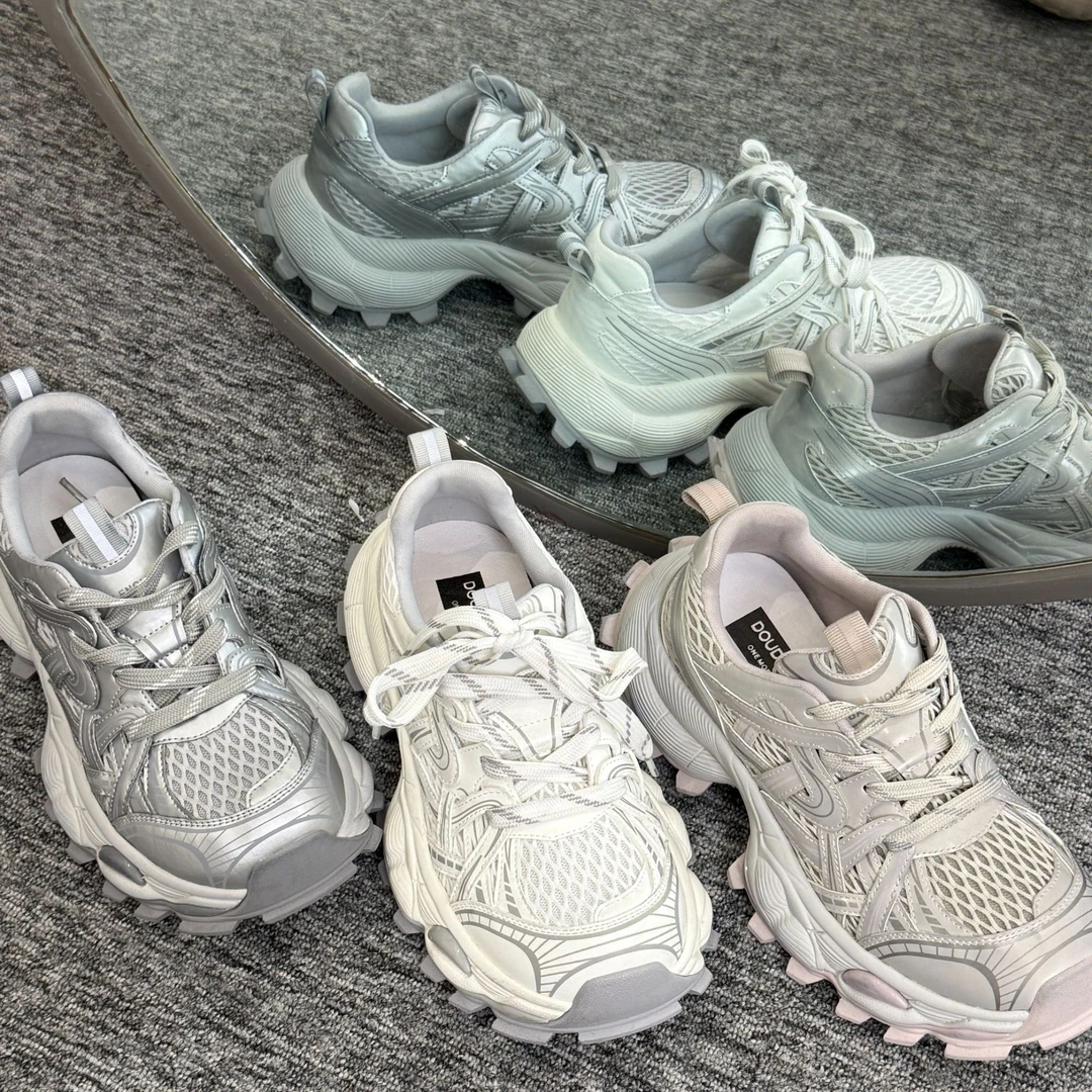 老爹鞋休闲鞋厚底网面女款春季鞋子女士网红潮流韩版女鞋百搭