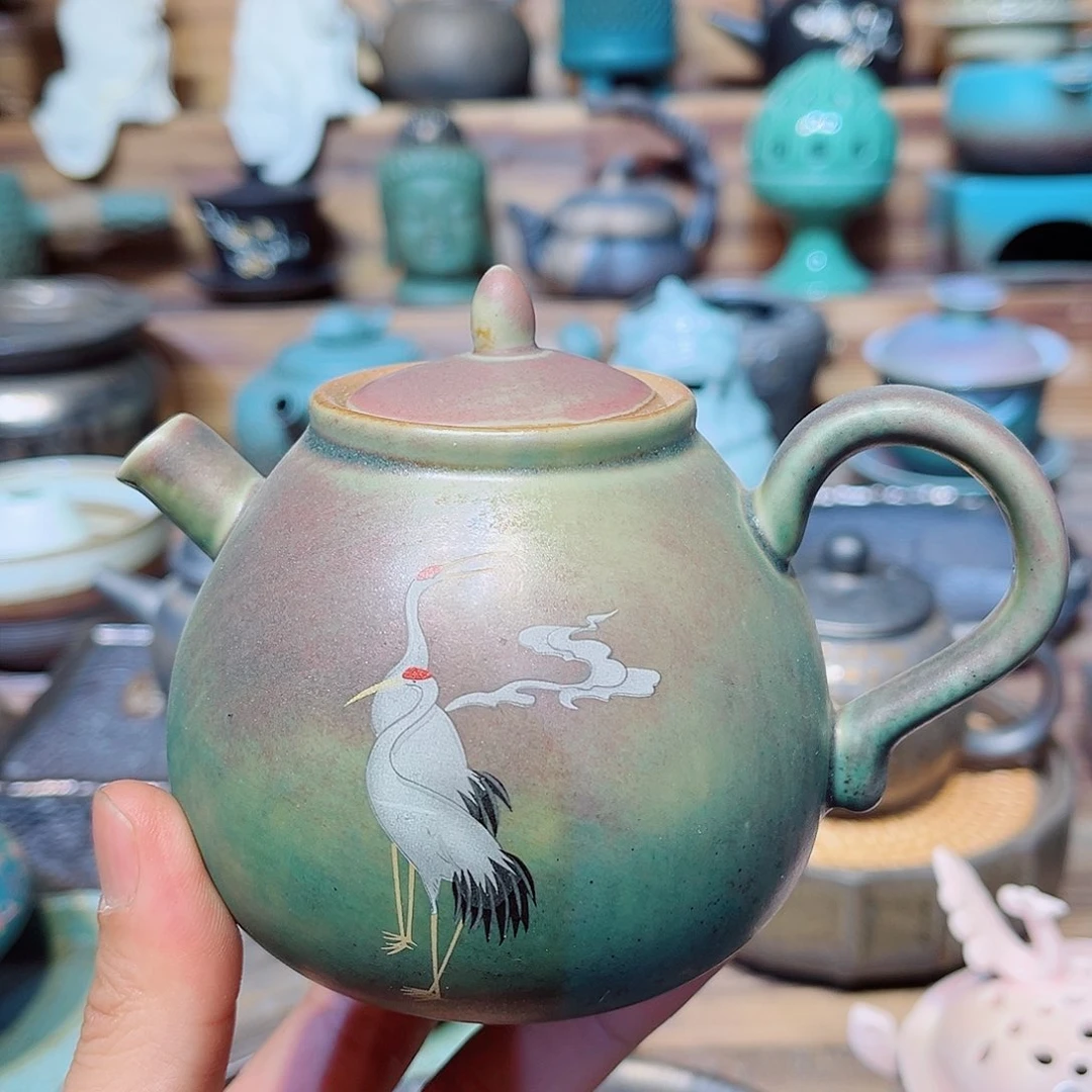 陶瓷香炉茶具摆件