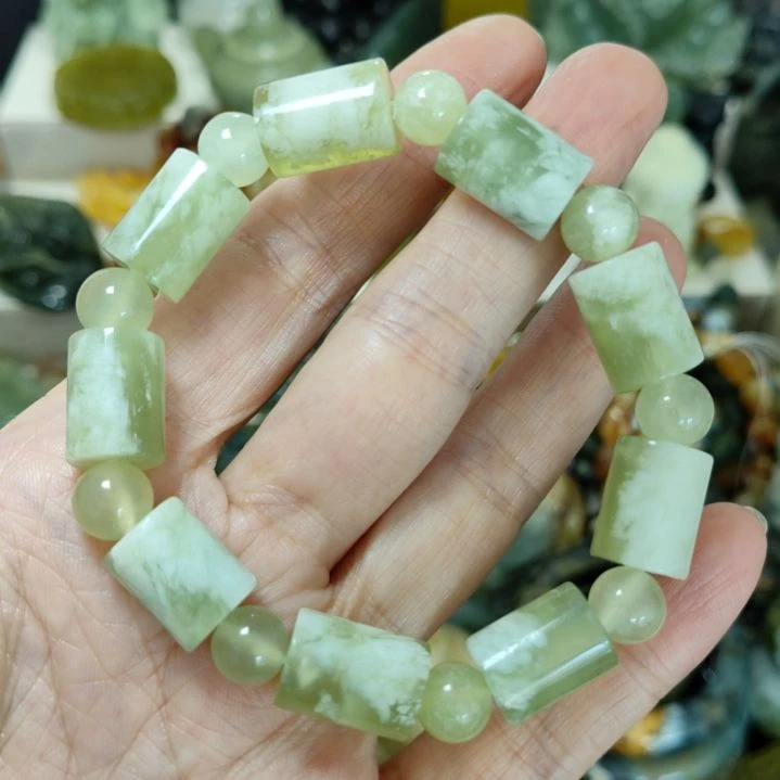 未镶嵌岫玉手串手串