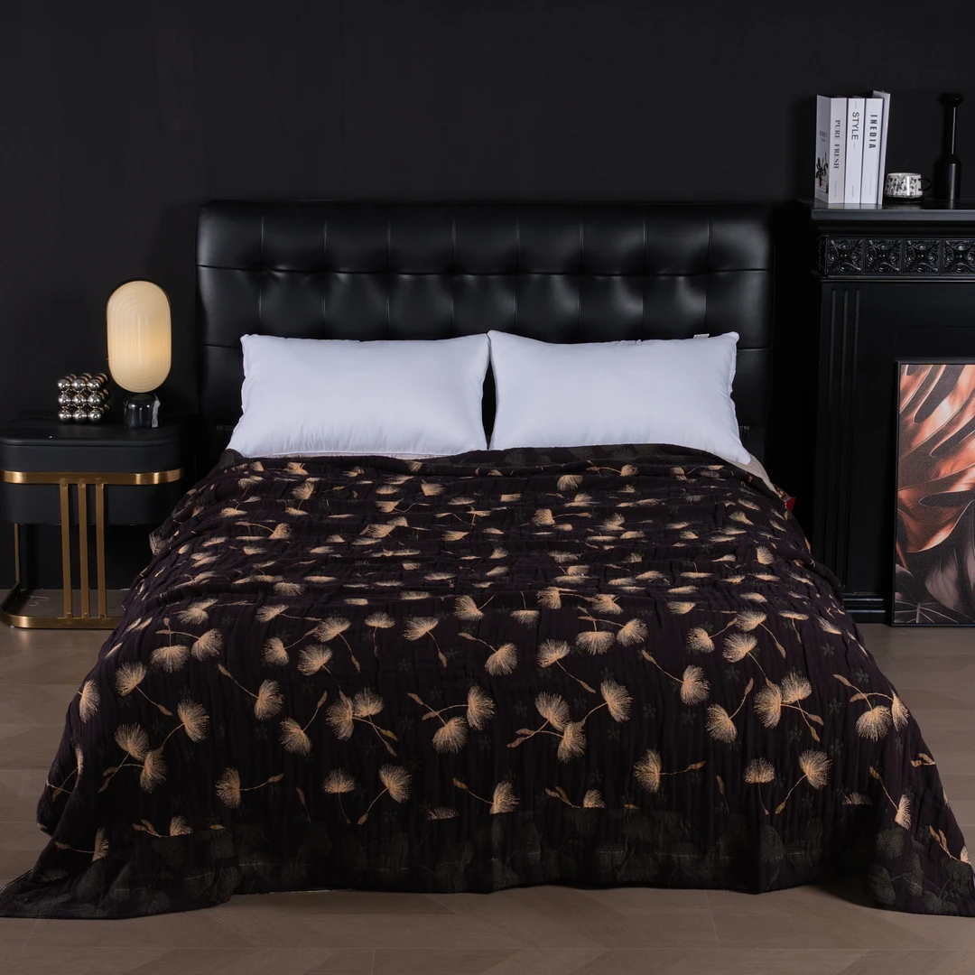 x【暖黄蒲絮】200*230cm高奢轻奢贵族毯柔软舒适床盖