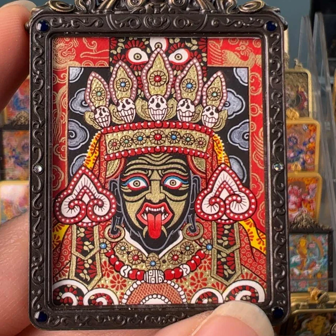 【闪购商品】吊坠超**爸扎基拉姆唐卡绘画作品