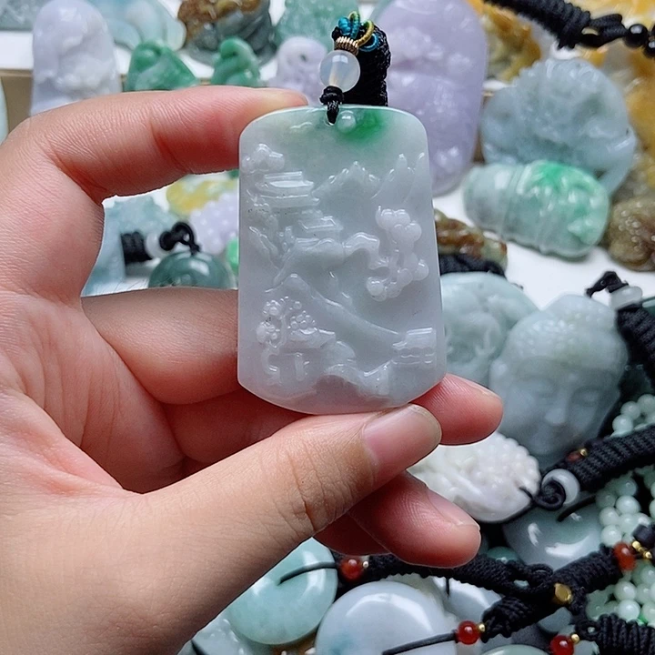 吊坠(不含链)未镶嵌翡翠1