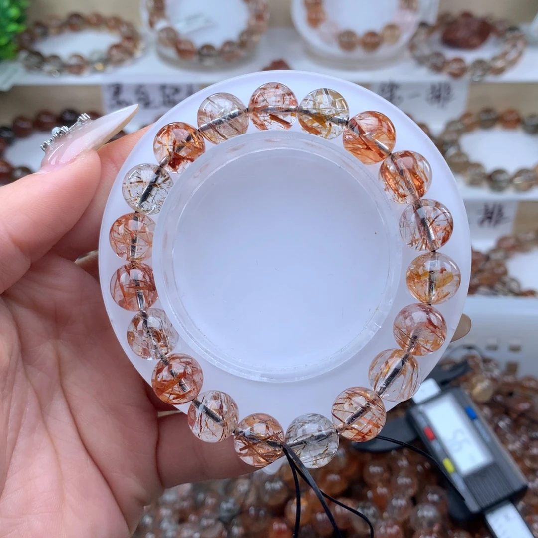 手串未镶嵌水晶黑金超七多样性发其一