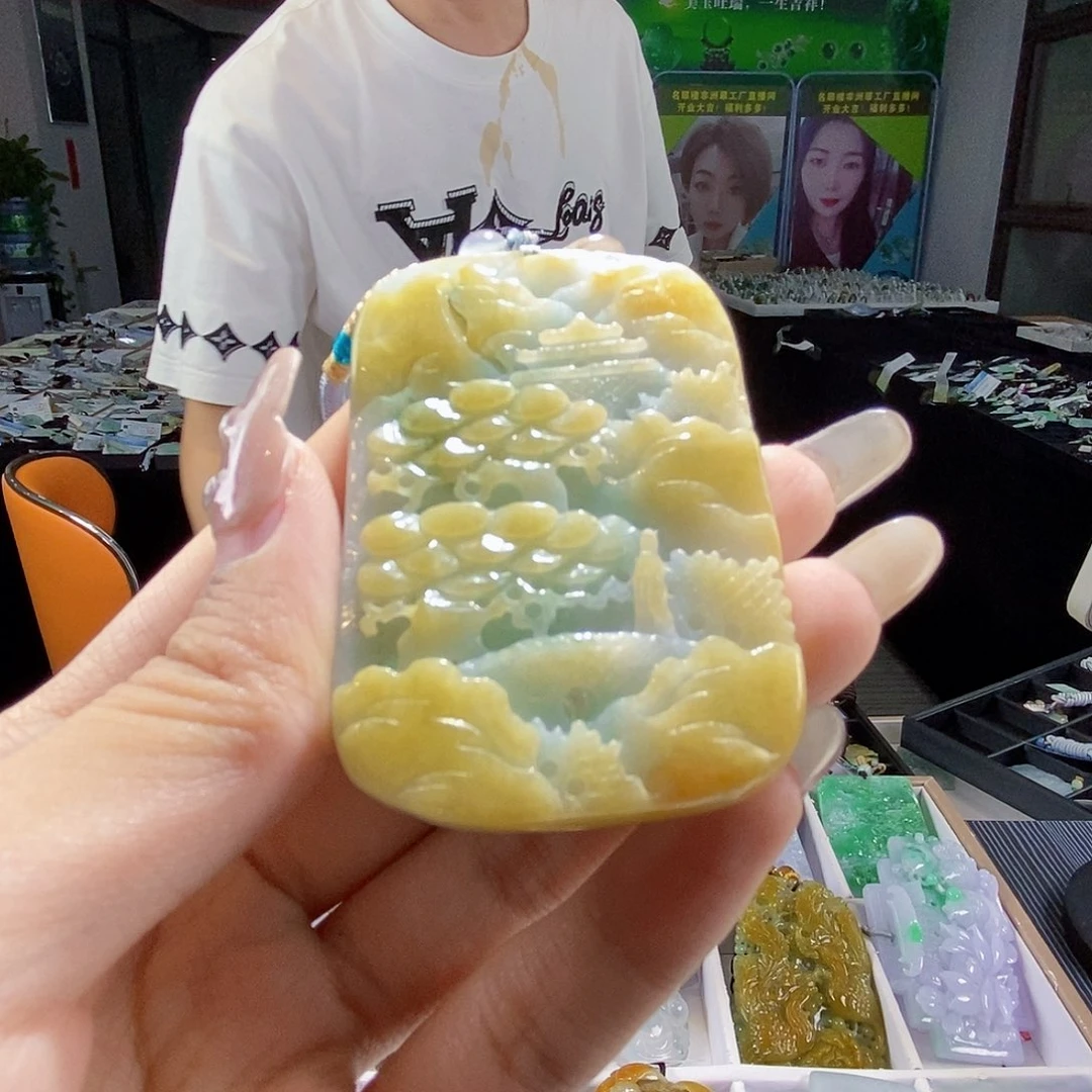 颈饰未镶嵌翡翠翡翠