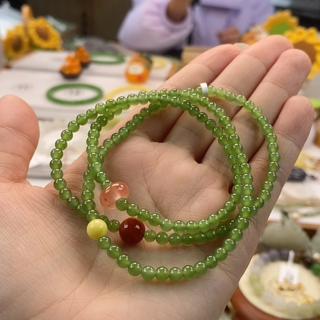 和田玉（碧玉）手串未镶嵌