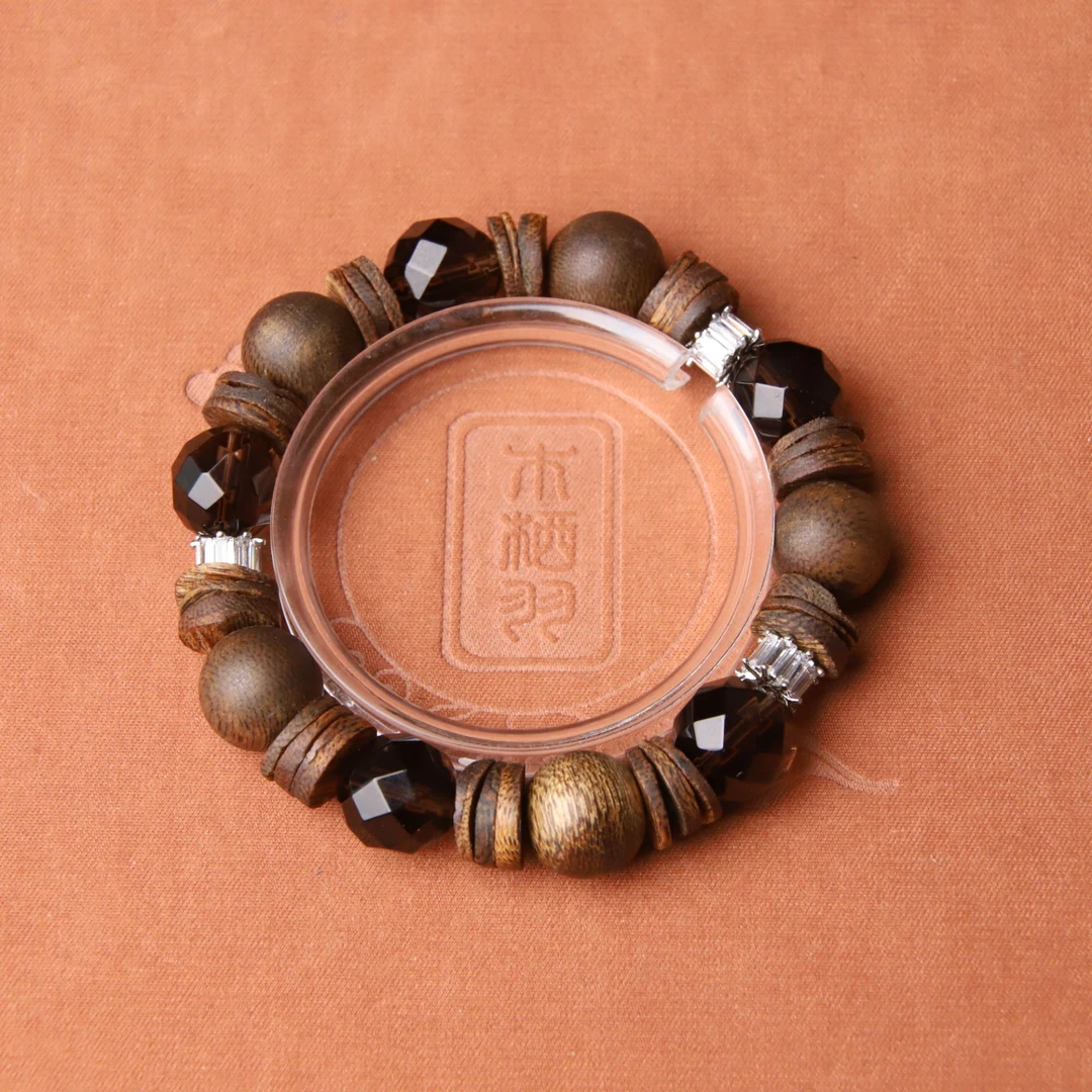 沉香【无名】沉香时尚单圈手串