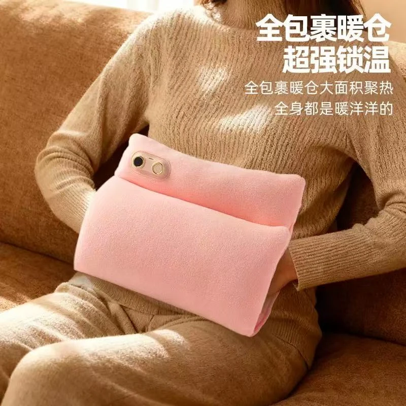 石墨烯充电款毛绒暖手袋女生暖腹无水防爆保暖神器