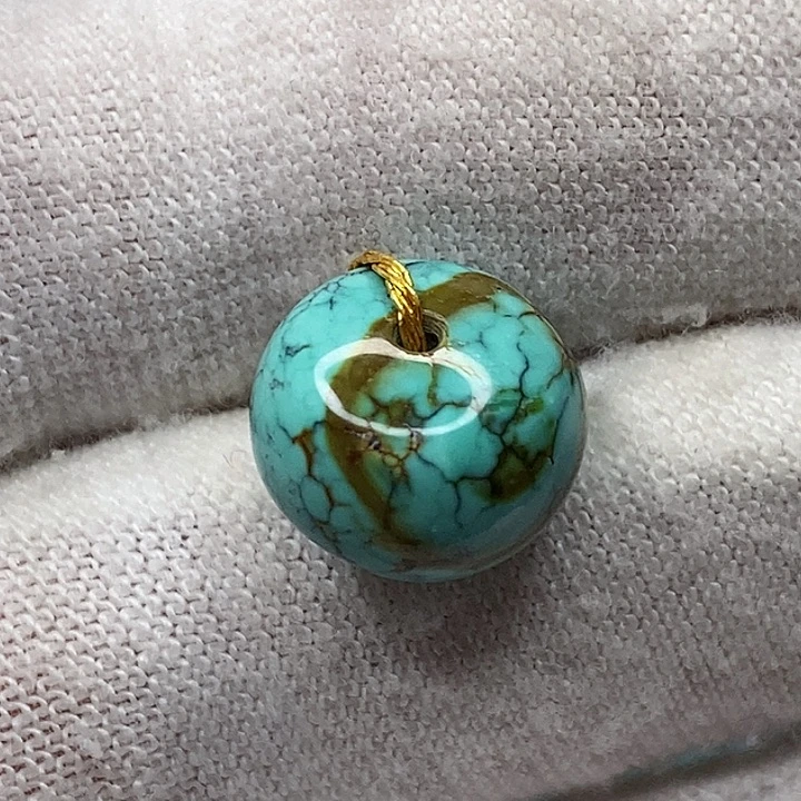 未镶嵌绿松石天然原矿 带武汉地大证书