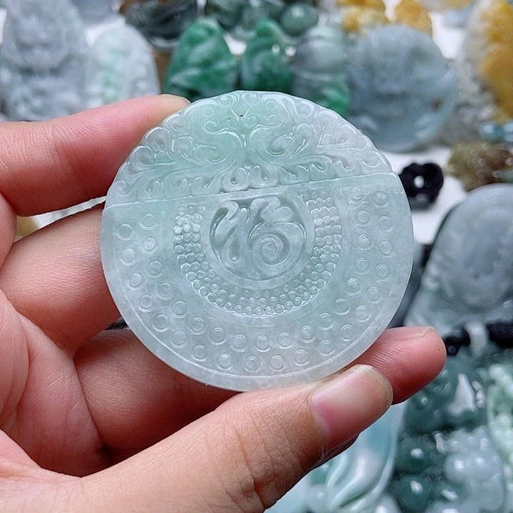 吊坠(不含链)未镶嵌翡翠1