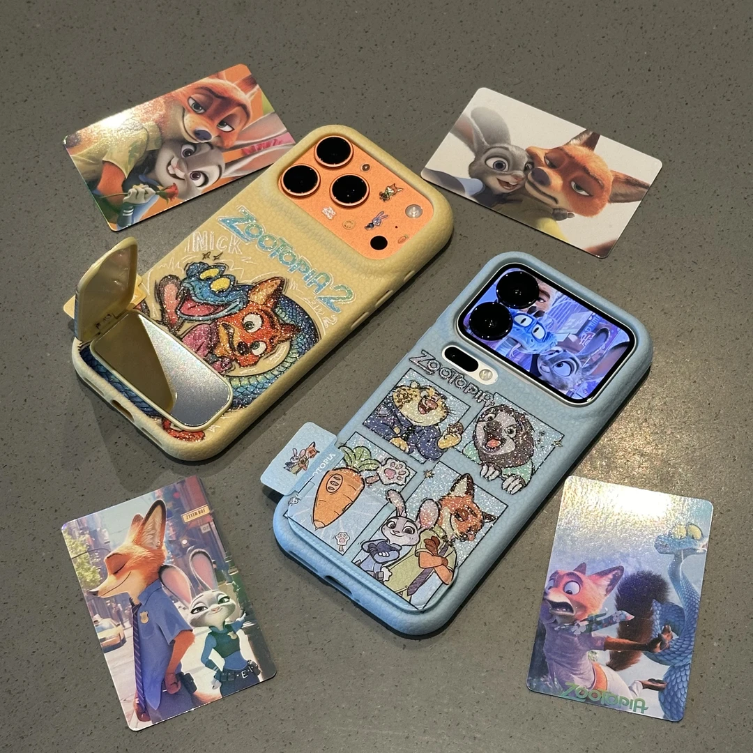 欧克里里疯狂动物标签支架适用苹果17/16手机壳华为vivo小米oppo