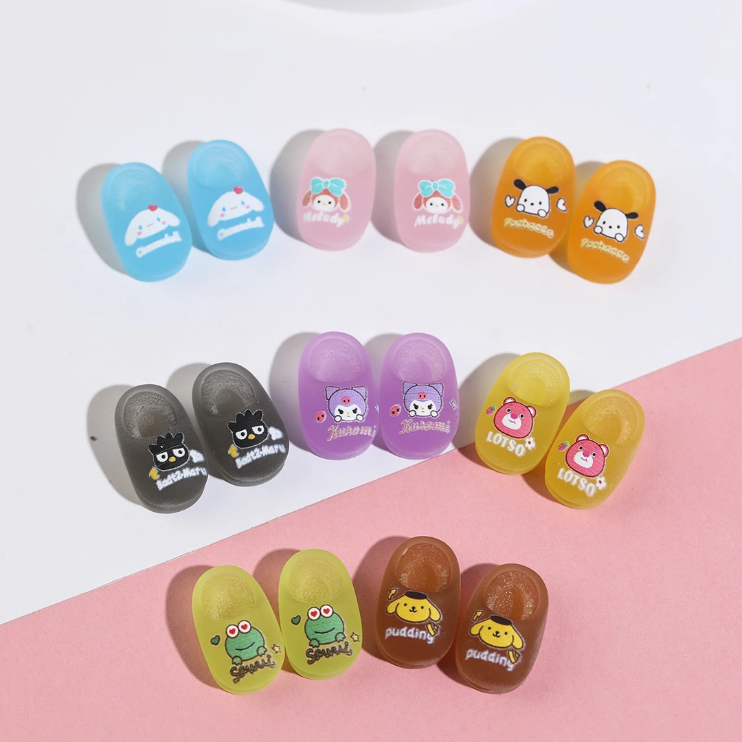 【九宫格】夜光三丽鸥拖鞋迷你diy摆件