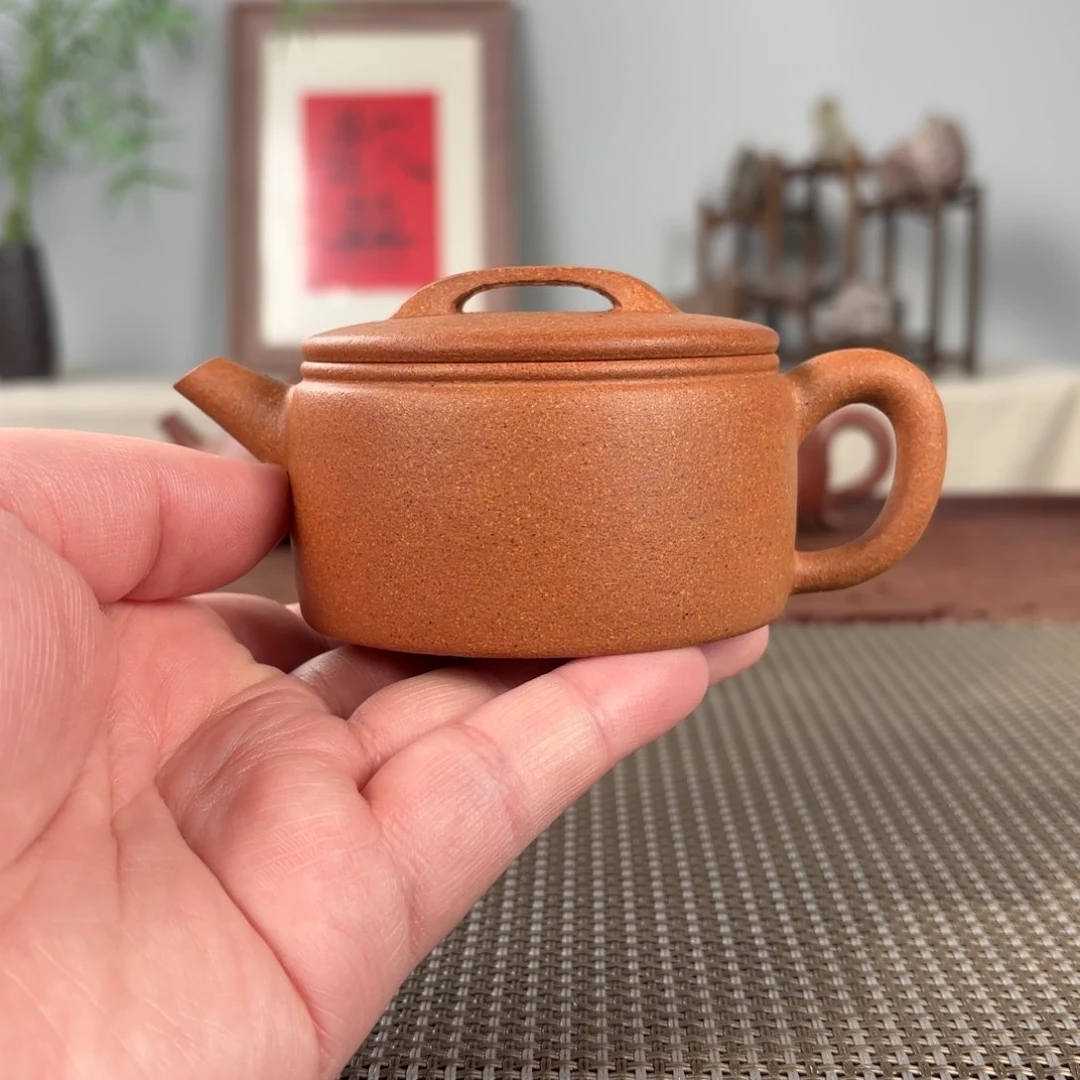 紫砂茶壶微瑕黄龙山原矿紫砂壶