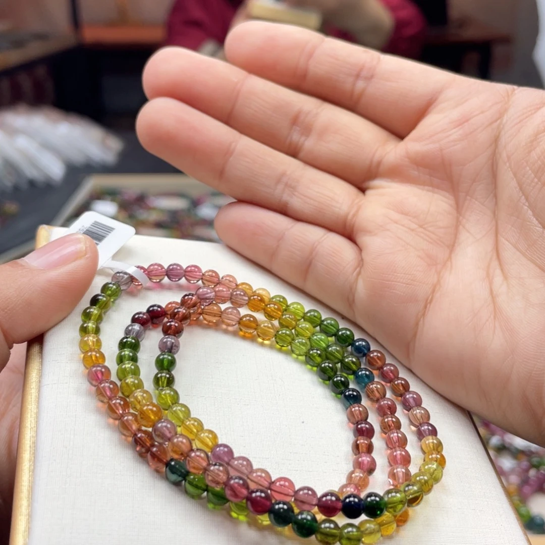 手串碧玺未镶嵌4.5mmmmmmmmm