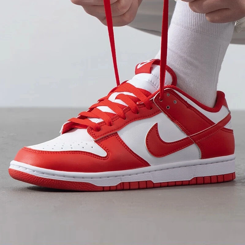 耐克（NIKE）男鞋DUNK LOW复古运动鞋低帮休闲鞋板鞋红白HF5441-104