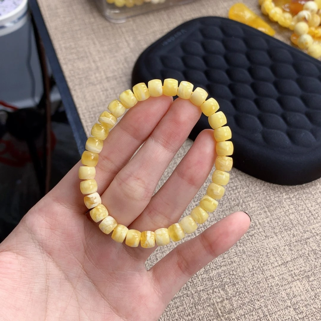 蜜蜡未镶嵌珠宝奇石7 近全品