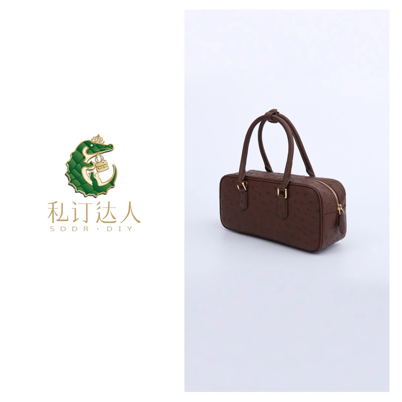 私订达人鳄鱼世家2025新款女士斜挎包包真皮休闲女士手提包