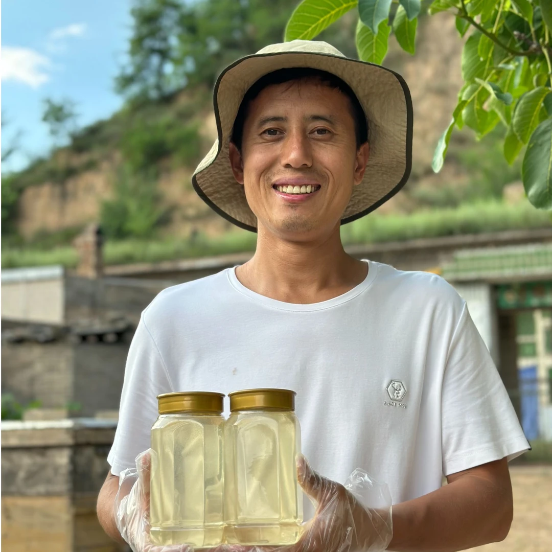 【拍1发2】陕北槐花蜜1斤装包邮（假一赔十）