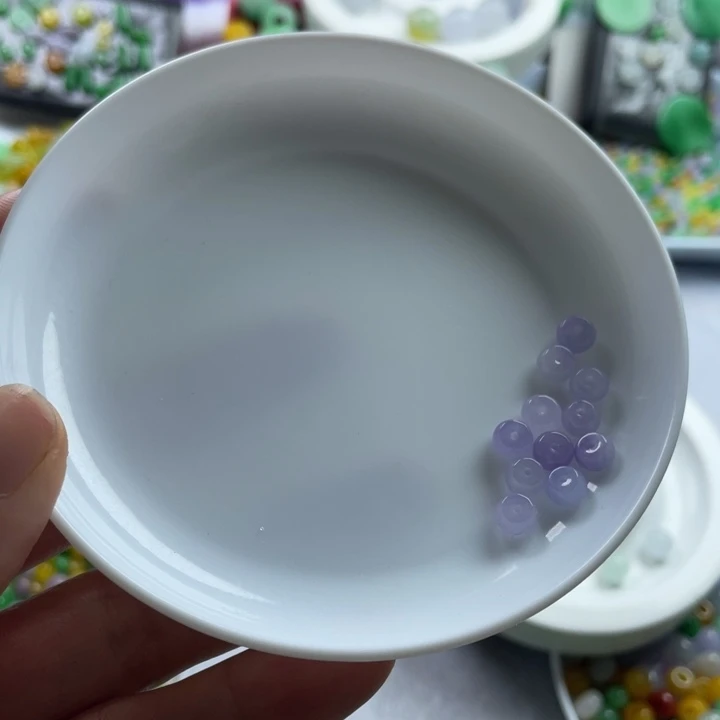 Y***o非金属卡6算盘珠紫色11颗