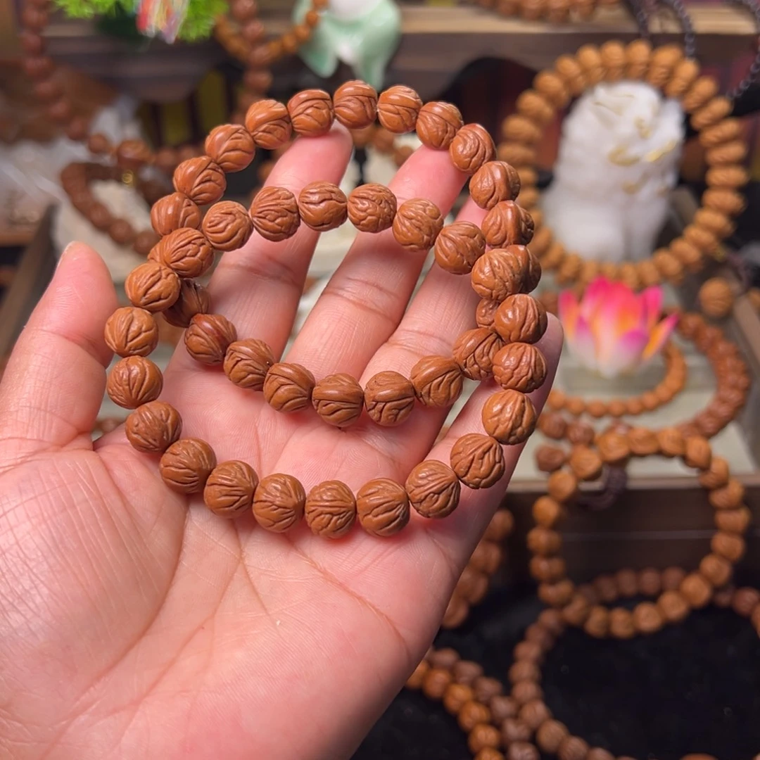 築***桃核手串玉龙脊手串11两条