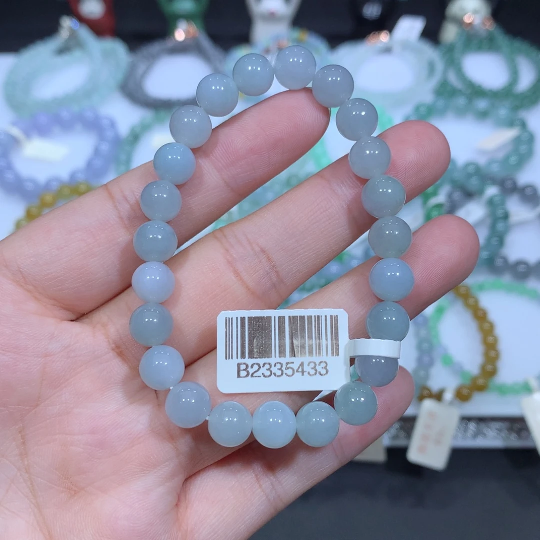 未镶嵌手串翡翠天然