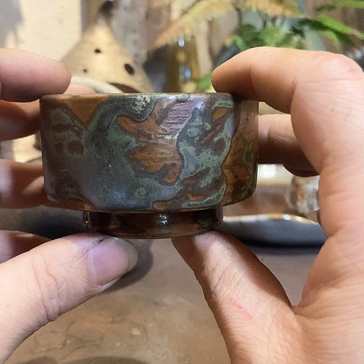 摆件手工高温原矿窑变