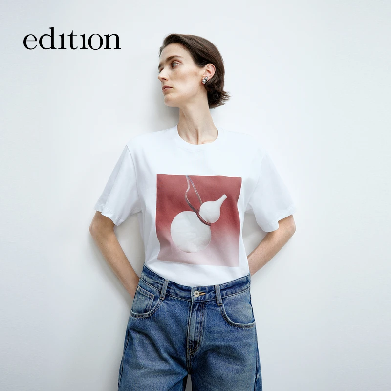 【商场同款】edition2025新款中式葫芦印花T恤#EBE1TEEK04