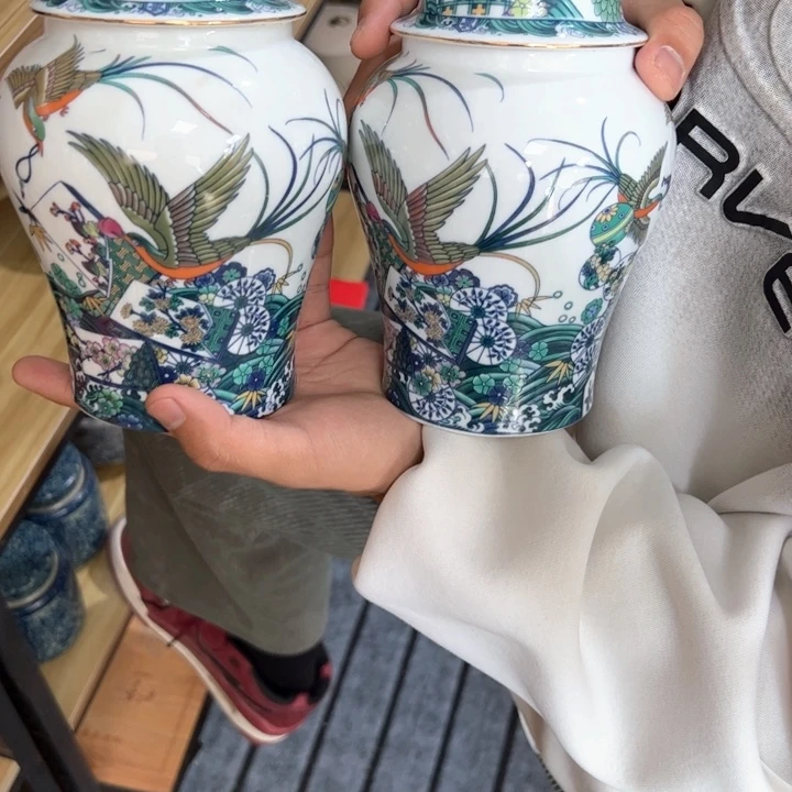 茶叶罐陶瓷家用储物罐轻微瑕疵品介意勿拍