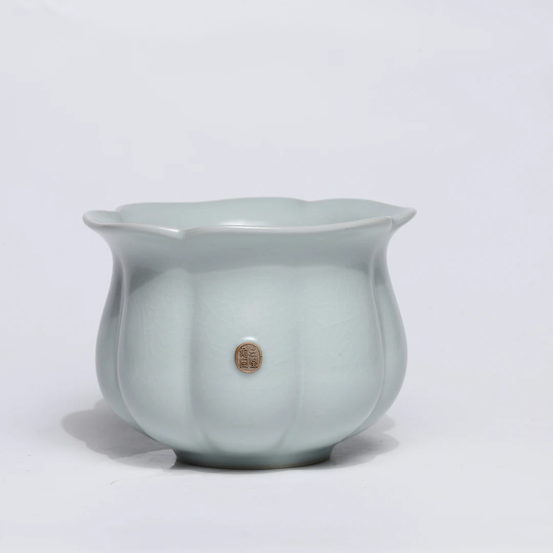 【非遗茶空间】汝冰花聚宝盆建水