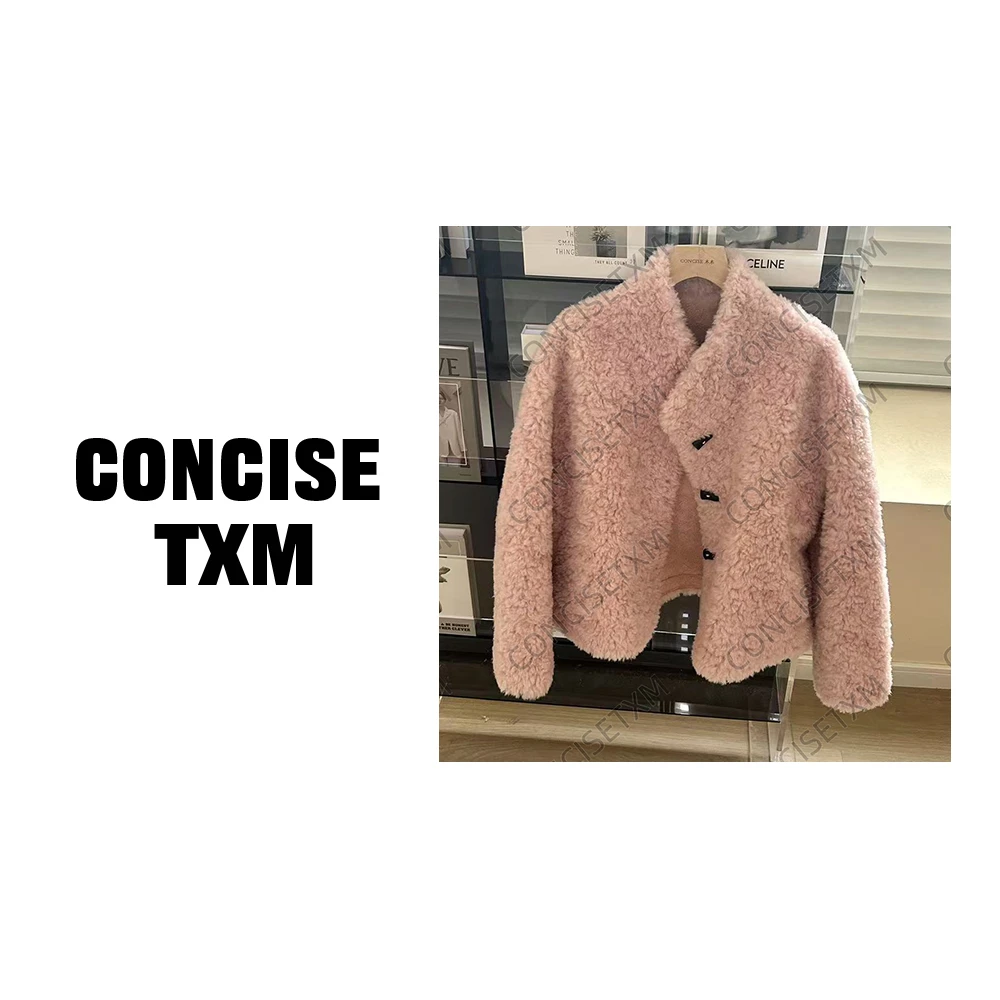 【唐小木】牛角扣羊毛外套  秋冬时尚洋气外套 M0774