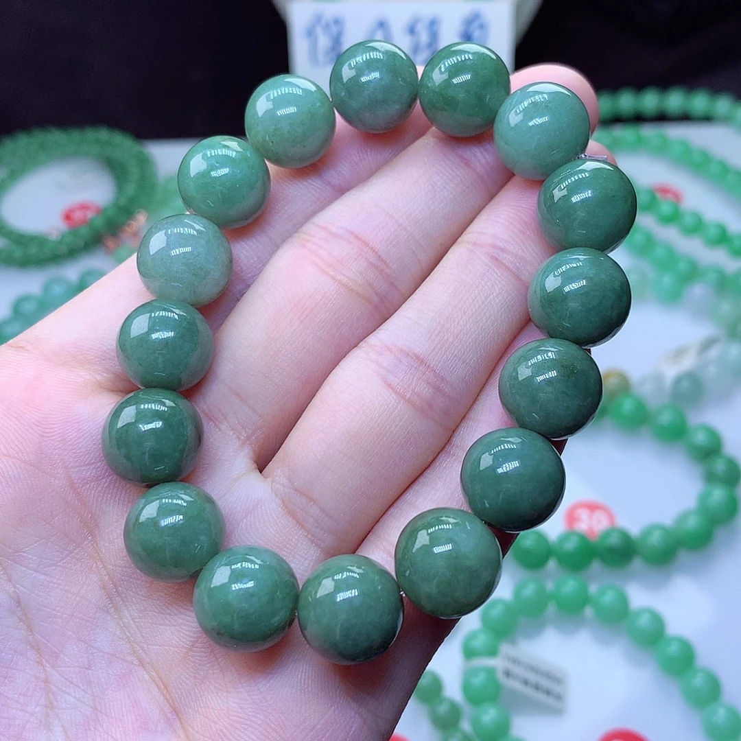 翡翠毛衣链未镶嵌