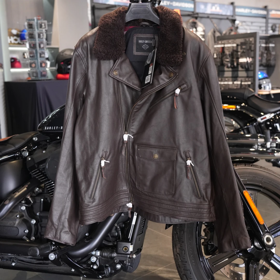 哈雷戴维森男士皮衣97004-23VM